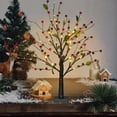 thumbnail image 1 of Usloyux Under $5 Artificial Red Berries Tree Branches Desk Lamp,Lighting LED Brown Tabletop Tree,Table Top Lamp with Warm Lights,Lighted Artificial Twig Tree for Xmas Indoor Desktop Home Decor, 1 of 6