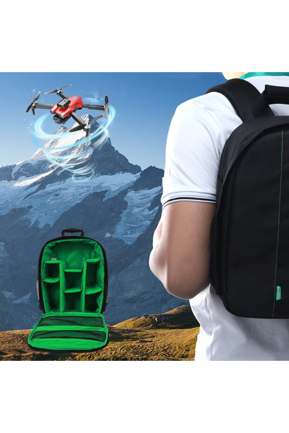 Under $5 Camera Backpack, Drone and Photography Bag Carrier, DSLR Compatible with Laptop Compartment, Outdoor Hiking Trekking Bag for Photographers