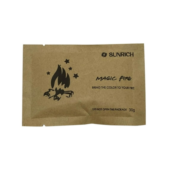 Usloyux Under $5 Color Flame Powder, Fire Color Changing Crystals, Campfire Bonfire Enhancer, Long Lasting Vibrant Hues for Parties Events, Outdoor Indoor Use, Magical Visual Effects