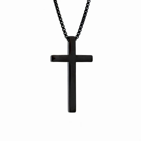 Usloyux Under $5 Cross Pendant Necklace, Religious Symbol Jewelry for Daily Wear, Adjustable Chain Necklace for Men and Women, Stainless Steel Faith-Based Accessory for Gift