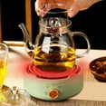 thumbnail image 1 of Usloyux Under $5 Electric Heating Stove Unit, Multi-function Tea Kettle Warmer Plate System, Portable Mini Burner with Three-Stage Temperature Control, Kitchen Appliance for Beverage Heating, 1 of 6