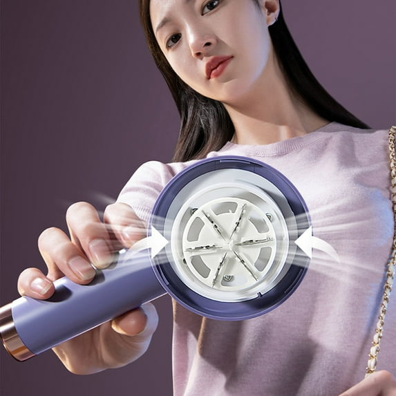 Usloyux Under $5 Electric Lint Remover, USB Rechargeable Fabric Shaver for Clothes Sweater Jacket, 2-in-1 Fuzz Ball Remover for Blanket Curtain Upholstery Care