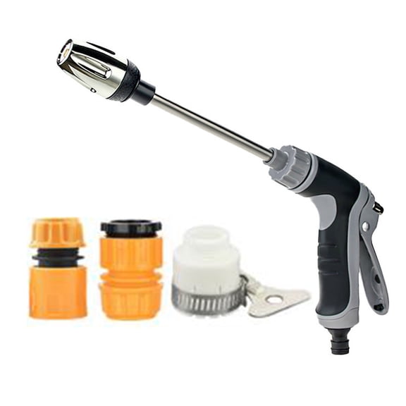 Usloyux under $5 High Pressure Spray, Powerful Car Wash Sprayer with Extendable Pole and Foam Cannon, Adjustable Nozzle for Auto, Garden, and Household Cleaning