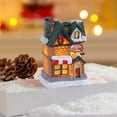 thumbnail image 1 of Usloyux Under $5 Lighted Christmas Village House, Battery Operated Resin Christmas House with LED Light, Christmas Figurines, Village Figurines for Christmas Tabletop Holiday Ornament Decor, 1 of 6