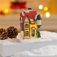 thumbnail image 1 of Usloyux Under $5 Lighted Christmas Village House, Battery Operated Resin Christmas House with LED Light, Christmas Figurines, Village Figurines for Christmas Tabletop Holiday Ornament Decor, 1 of 6