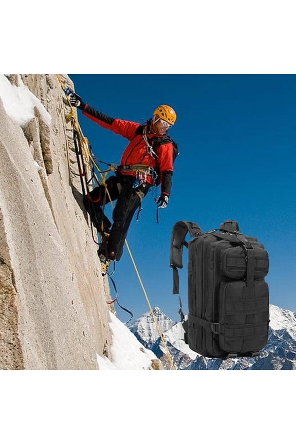 Under $5 Lightweight Hiking Backpack, 30L Packable Daypack for Camping and Travel, Water Resistant Outdoor Bag with Multiple Pockets and Compression Straps, Daypack for Outdoor Activities