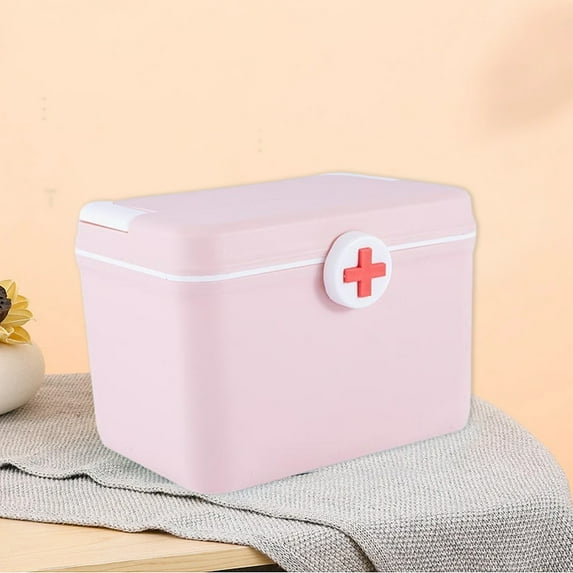 Usloyux Under $5 Portable First Aid Kit Compact, Emergency Medical Kit for Travel Car, Home Camping Supplies Essential, Comprehensive Medical Supply Kit Equipment