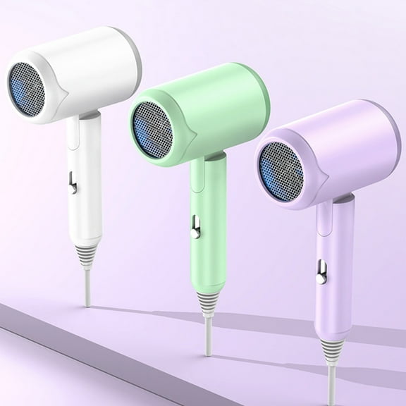 Usloyux Under $5 Portable Hair Dryer for Travel, Compact Folding Handle Dryer with Dual Voltage, Lightweight Ionic Blow Dryer for Quick Styling, Professional Personal Care Appliance for Home Use