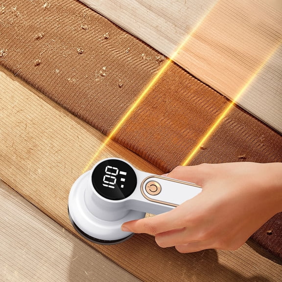 Usloyux Under $5 Rechargeable Fabric Shaver, 3 Speed LED Display Lint Remover, Clothing Fuzz Bobble Shaver, USB Powered Garment Care, Sweater Defuzzing Machine