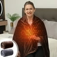 thumbnail image 1 of Usloyux Under $5 Rechargeable Heating Blanket, USB Powered Warm Body Wrap, Portable Electric Throw for Office, Winter Cold Protection Cloak, Cozy Personal Warming Cover, 1 of 9