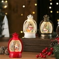 thumbnail image 1 of Usloyux Under $5 Santa Snowman Lantern, Musical Lighted Red Snowman Snow Globe Lantern with Swirling Glitter, USB & Battery Operated, Classic Resin Christmas Decor & Gifts, 1 of 9