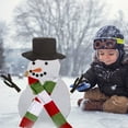 thumbnail image 1 of Usloyux Under $5 Snowman Decorating Kit,15 Pcs Accessories with Arms,Scarf, Hat, Buttons, Carrot nose, Pipe for Outdoor Snowman Decoration, Parent-child Couple Interactive Games, 1 of 6
