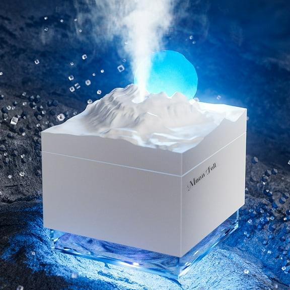 Usloyux Under $5 USB Humidifier with Color Light, 300ml Cool Mist Aromatherapy Diffuser, Quiet Personal Air Vaporizer for Bedroom Office Desk, Auto Shut Off Waterless Protection
