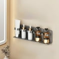 thumbnail image 1 of Usloyux Under $5 Wall Mounted Cosmetic Organizer Shelf, Bathroom Storage Rack for Makeup Toiletries, Adjustable Vanity Organizer for Skin Care Products, Space Saving Bathroom Storage Solution, 1 of 6