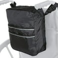 thumbnail image 1 of Usloyux Under $5 Wheelchair Backpack Storage Bag with Adjustable Straps, Hanging Organizer Pouch for Chair Accessories, Water Resistant Nylon Medical Mobility Equipment Carrier with Reflective Detail, 1 of 7