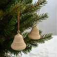 thumbnail image 1 of Usloyux Under $5 Wooden Christmas Ornaments, 3-Pack Hanging Tree Decorations, Hand-Painted Xmas Tree Pendants, Rustic Holiday Decor, Seasonal Festive Hanging Accents for Indoor Outdoor, 1 of 7
