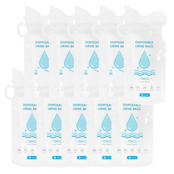 Usloyux Disposable Portable Travel Urinal Bag, Emergency Pee Bag for Car Camping, Leak Proof Design with Absorbent Polymer, Unisex Urinal for Long Trips, Convenient Outdoor Relief Solution