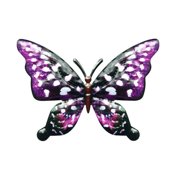 Usloyux Garden Butterfly Metal Art Set, Outdoor Backyard Patio Decor Collection, Powder Coated Iron Butterflies, Whimsical Yard Sculpture, Weatherproof Home Decor