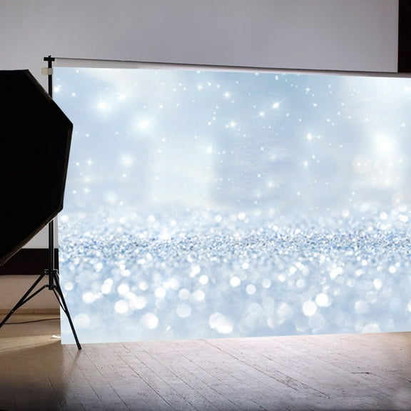 Usloyux Glitter Photography Backdrop, Dreamlike Design for Studio, 3D Background for Portraits Events, Durable Cloth for Photo Shoot, Easy-Fold Backdrop for Travel