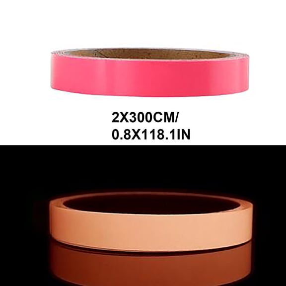 Usloyux Glow in the Dark Floor Sticker Strip, Removable Luminous Guide Tape for Hallway, Bathroom, Bedroom, Safety Decoration, Easy to Apply PET Material