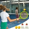 thumbnail image 1 of Usloyux Kids Racket Set,Children Outdoor Sports Badminton Racket Kindergarten Toy Set with 2 Sphere and 2 Badminton for 3-13 years Old ,Early Development Learning Educational Toy for Kids, 1 of 8
