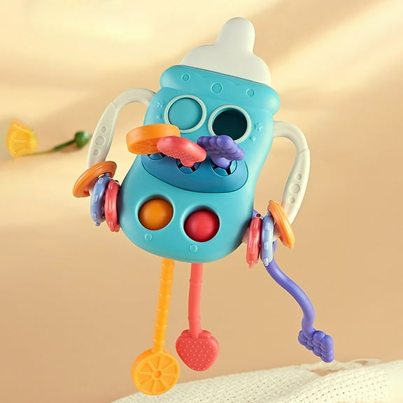 Usloyux Kids Toys Under $5 Montessori Toys for 1 Year Old, Sensory Toys for Toddlers 1-3, Food Grade Silicone Pull String Activity Toy, Travel Toys for Babies Boys Girls 1 2 3 Year Old