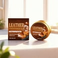 thumbnail image 1 of Usloyux Leather Cleaner and Conditioner, Deep Nourishing Leather Wax with Lanolin for Moisturizing Softening Protection, Breathable Leather for Car Seats Furniture Jackets Bags Boots, 1 of 9