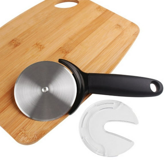 Usloyux Pizza Cutter Wheel, Stainless Steel Rolling Pizza Cutter with Blade Guard, Sharp Rotary Blade for Cutting Pizza Cake Pancakes, Ergonomic Handle Kitchen Tool