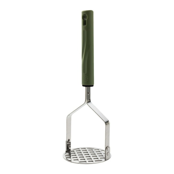 Usloyux Potato Masher, Stainless Steel Kitchen Tool for Mashing Potatoes and Little One Food, Effortless Crushing and Pressing Machine, Comfortable Grip for Easy Puree Making, Ideal for Home Cooking