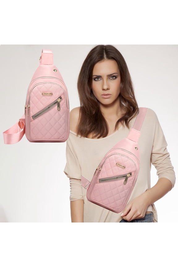 Sling Bag, Outdoor Hiking Shoulder Pack, Water-Resistant Chest Bag for Camping Trip with Earphone Hole, Travel Backpack for Men and Women, Adjustable Strap Daypack