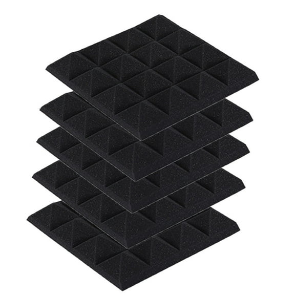 Usloyux Sound Absorbing Sponge for Wall and Ceiling, High Density Noise Reduction Panels for Home Studio, KTV and Meeting Room Soundproofing, Easy Installation Sound Treatment Tiles