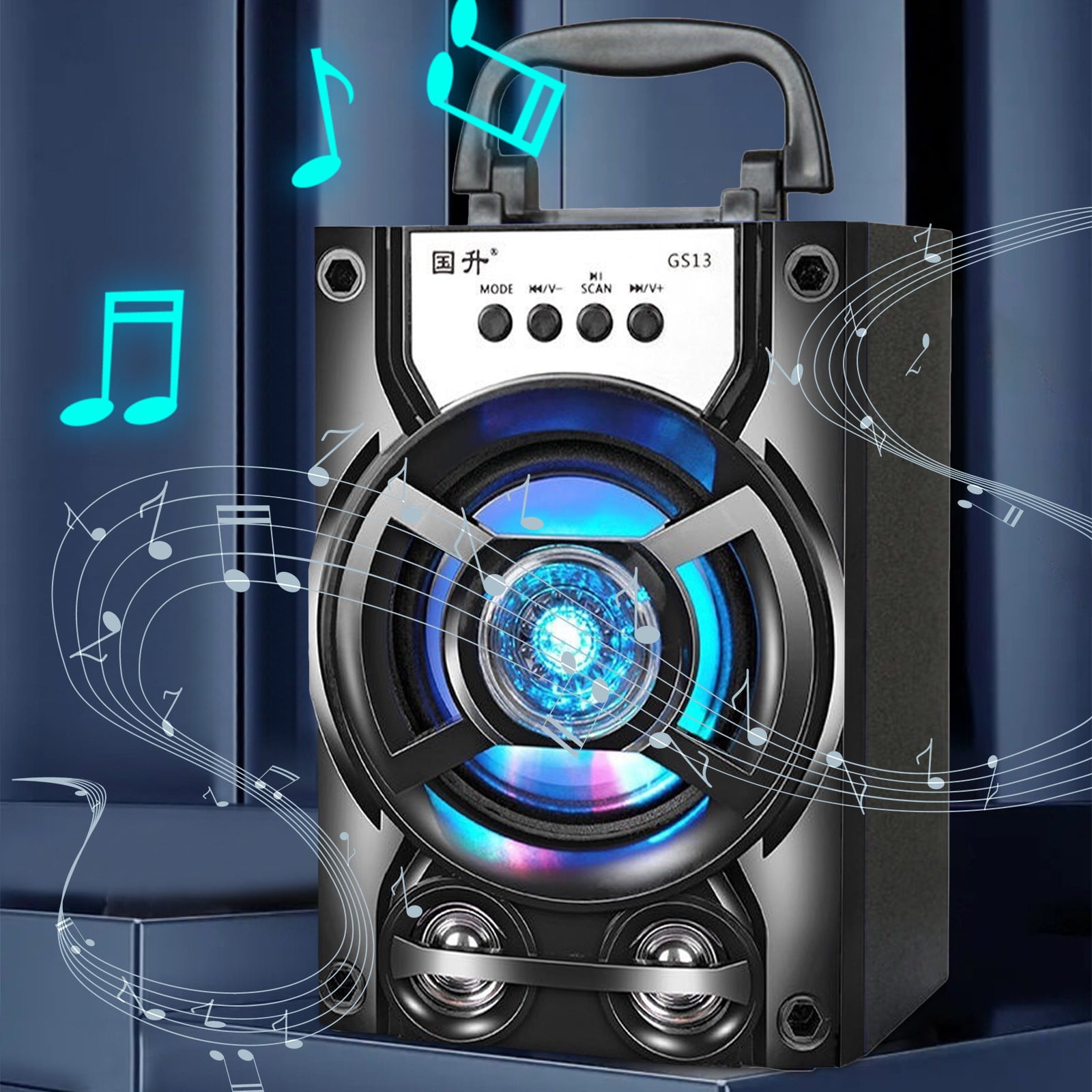 Usloyux Speaker Soundbar Clearance,Microphone Audio Integrated Machine