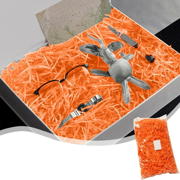 Usloyux Under $5 Decorative Filler Paper, Fluffy Shredded Paper for Gift Baskets, Party Celebration Packaging Material, Craft Supply for DIY Projects