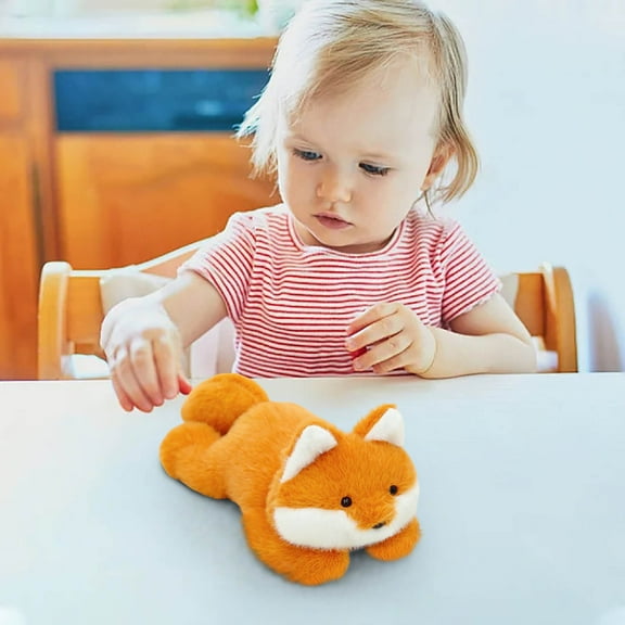 Usloyux Under $5 Mini Pet Doll Plush Toy, Pocket Sized Companion for Travel, Soft Stuffed Animal for Kids Adults, Cute Puppet Ornament for Bag Car