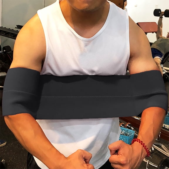 Usloyux Unisex Weightlifting Booster Sling, Elastic Protection Belt for Elbow and Shoulder Support, Corrects Press Posture, Enhances Strength for Bench Press, Gym Training, Powerlifting