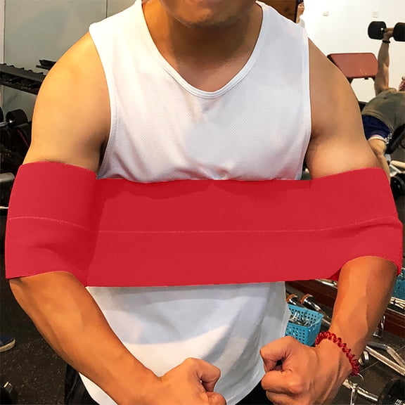 Usloyux Unisex Weightlifting Booster Sling, Elastic Protection Belt for Elbow and Shoulder Support, Corrects Press Posture, Enhances Strength for Bench Press, Gym Training, Powerlifting