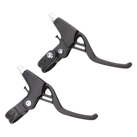 Usloyux Universal Bicycle Brake Levers, Full Aluminum Alloy Brake Handles for Mountain Cycling BMX Road Bikes, 22mm Clamp Diameter Brake Levers for Handlebars, Durable Lightweight Brake Levers