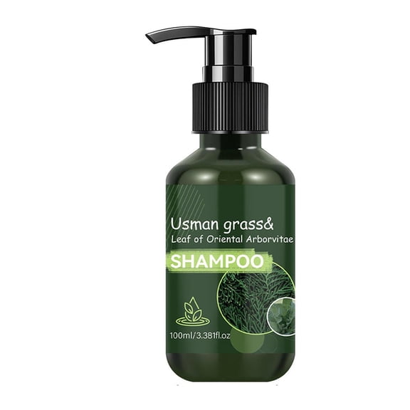 Usma Grass Shampoo, Natural Usma Juice Shampoo, Leaf Wash & Care for Scalp Cleaning, Dandruff Removal & Fluffy Hair, Nourishes and Regenerates Hair for Women and Men