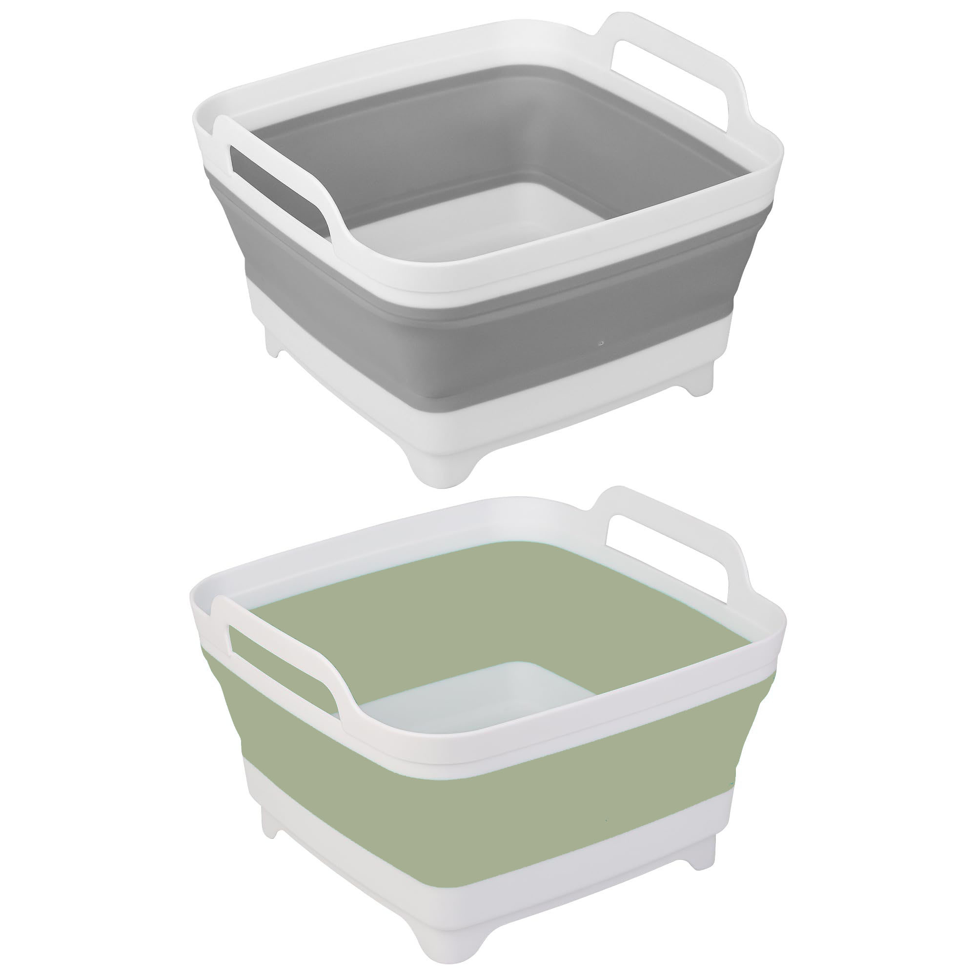 ZENMELE Foot Bath Collapsible Feet Soaking Tub Feet Soaking Tub With