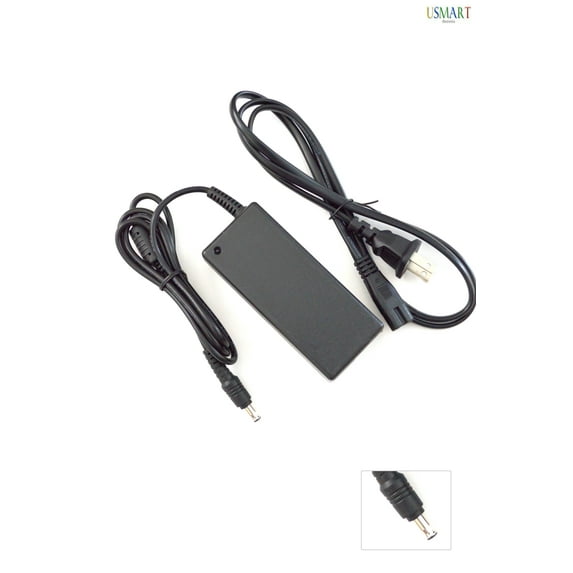 Usmart New AC Power Adapter Laptop Charger For Samsung NP-NC10-KAB1US Laptop Notebook Ultrabook Chromebook PC Power Supply Cord 3 years warranty