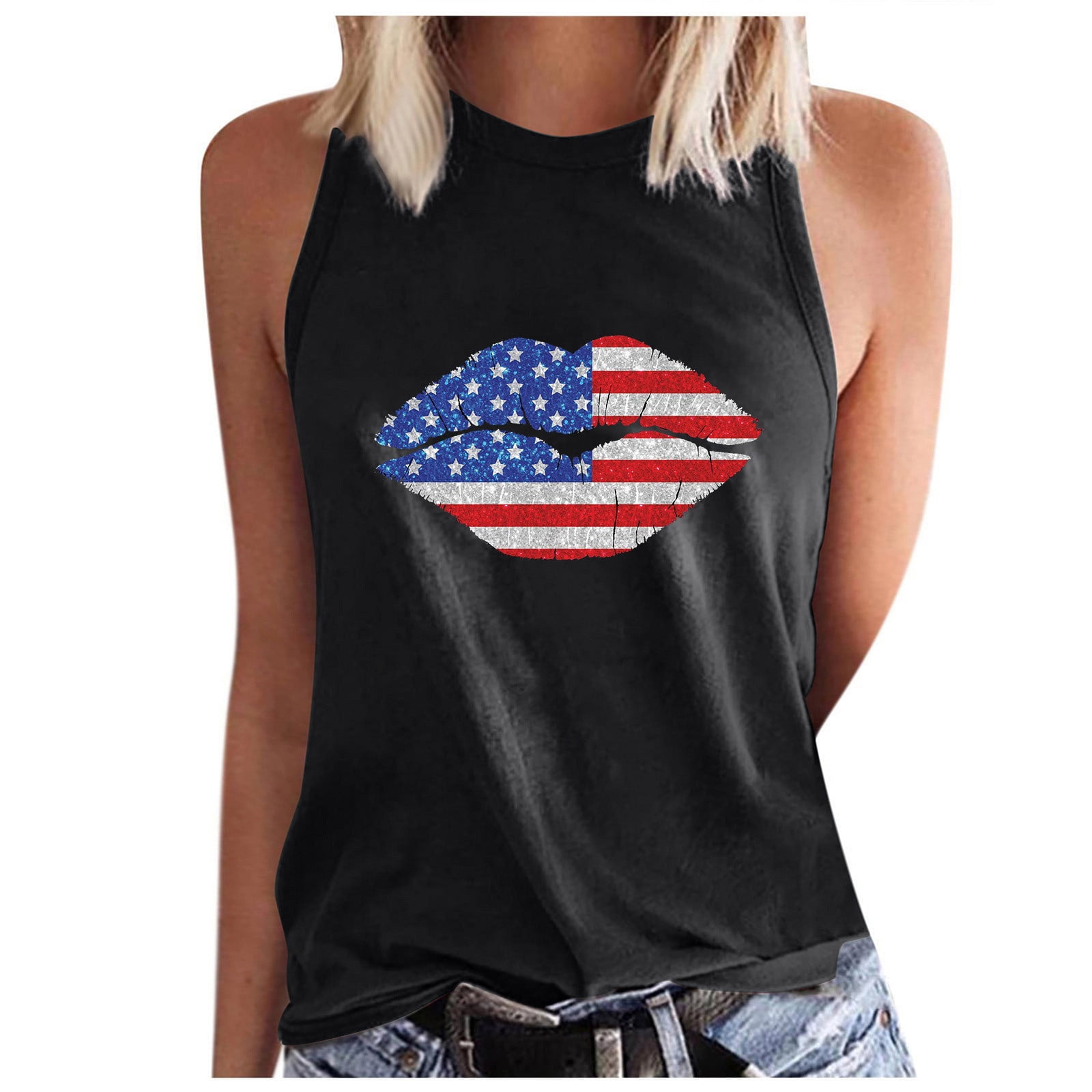 fourth of july womens tanks
