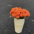 thumbnail image 1 of Usmixi 1 Knitted Roses Hand Woven Rose Simulation Yarn Knitted Bouquet Floral Decoration Gift Hand Made Knitted Fake Rose Flowers for Decoration Crochet Flowers, Flocked Flower Bundle Fake Plants, 1 of 3