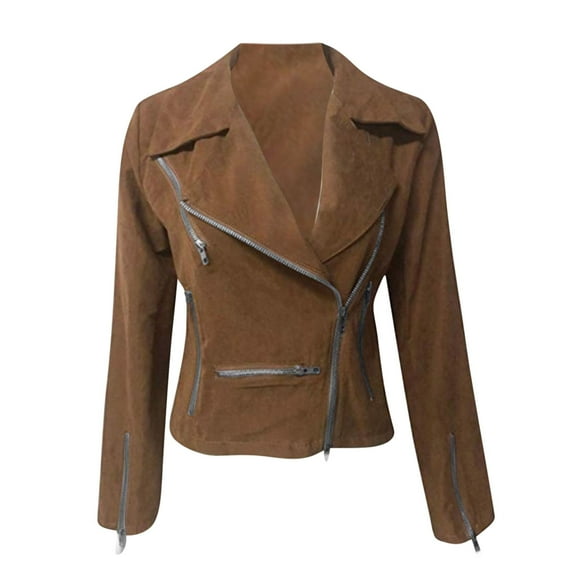 Usmixi 2025 Winter Womens Wool Coat Bomber Jacket for Women Casual Solid Long Sleeve Lapel Zip up Cropped Coat Slim Fashion Lightweight Cozy Short Woolen Outwear with Pocket