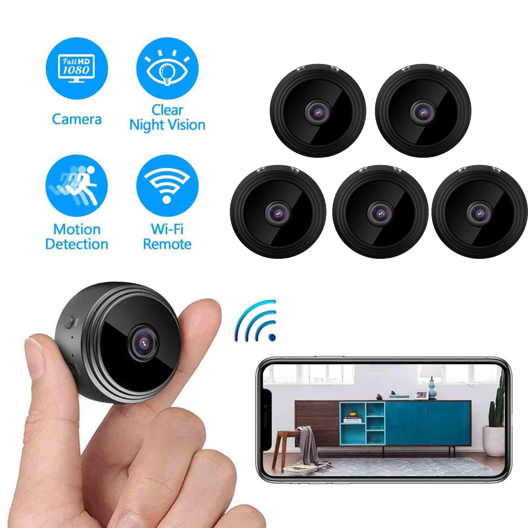 Usmixi Mini WiFi Video Camera, Indoor/Outdoor Security Usmixi Mini WiFi Video Camera, Indoor/Outdoor Security