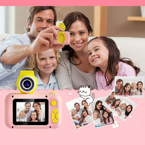 PPgejGEK Children's Camera (for 3-12 Year Olds, Boys and Girls), HD Digital Camera with Protective Case, Photographable HD Digital Camera Lens Clearance