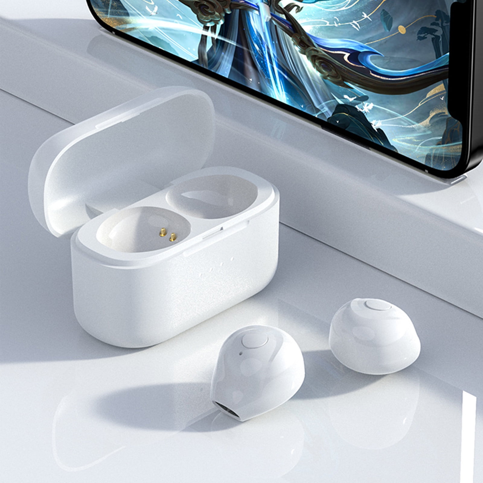 Usmixi Cyber_Monday Deals 2024 5.0 Bluetooth Mini Wireless Earbuds for