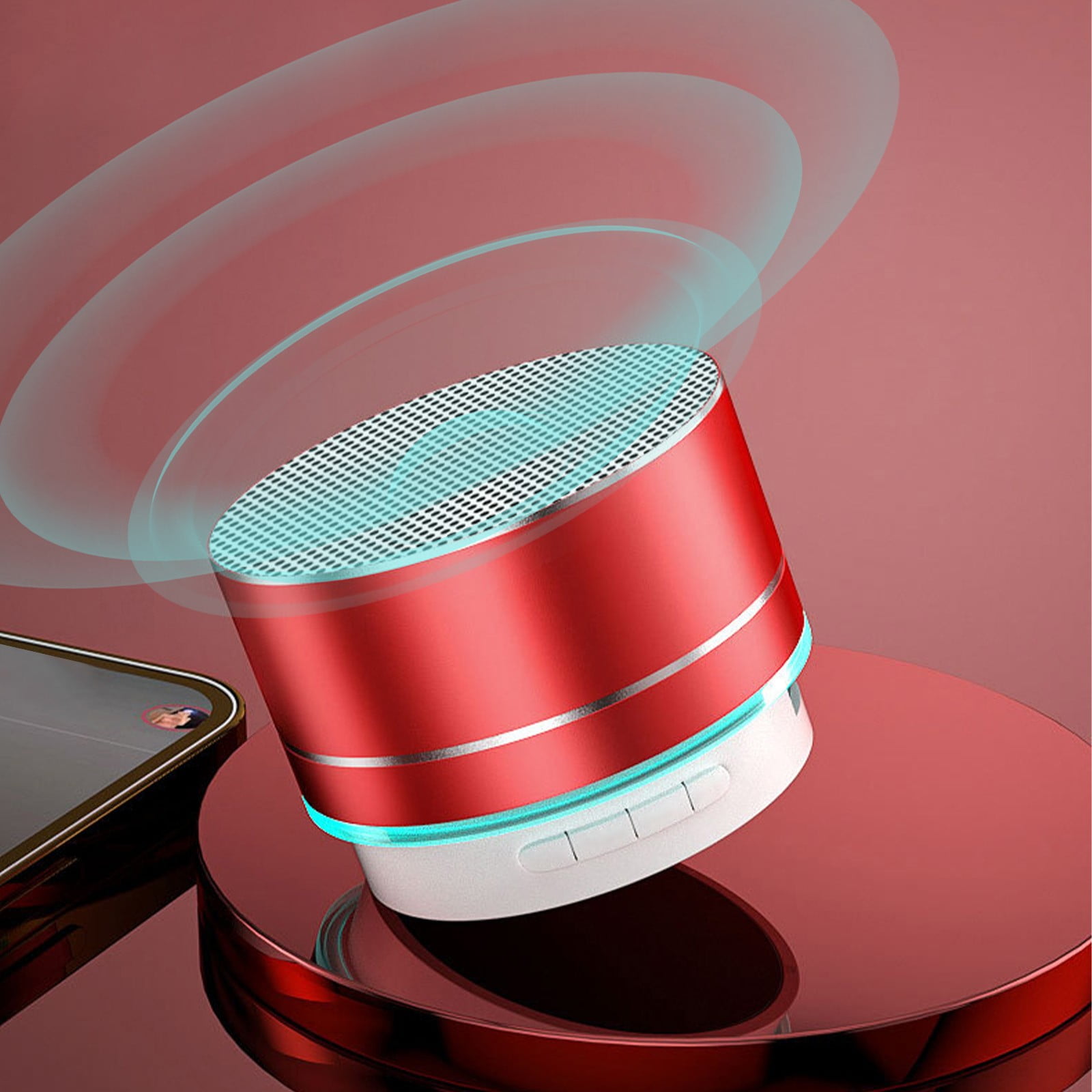 Usmixi Cyber_Monday Deals 2024 Metal Bluetooth Speaker Mini Portable