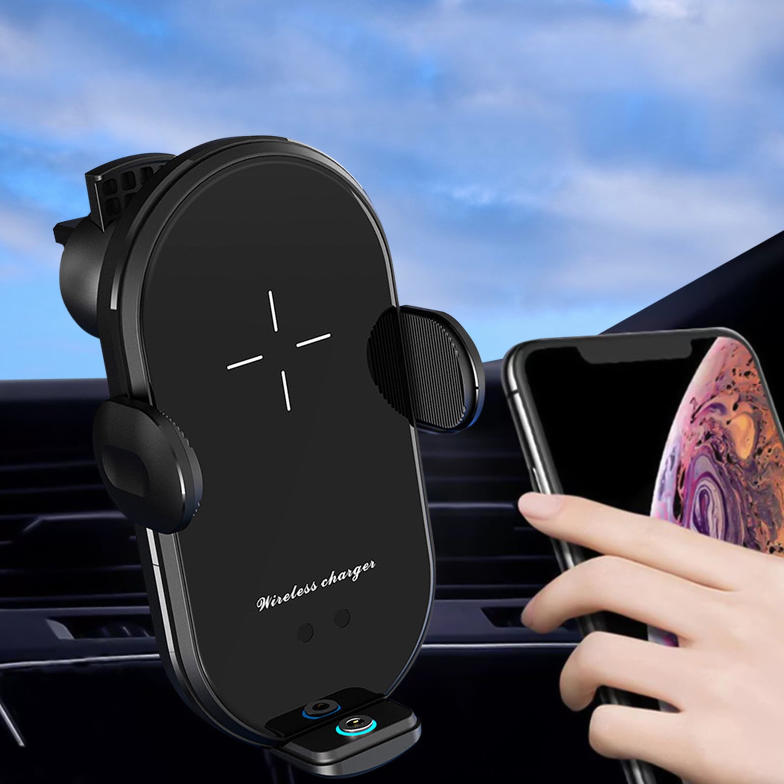 Usmixi Cyber_Monday Deals 2024 Wireless Car Charger, Fast Charging Car