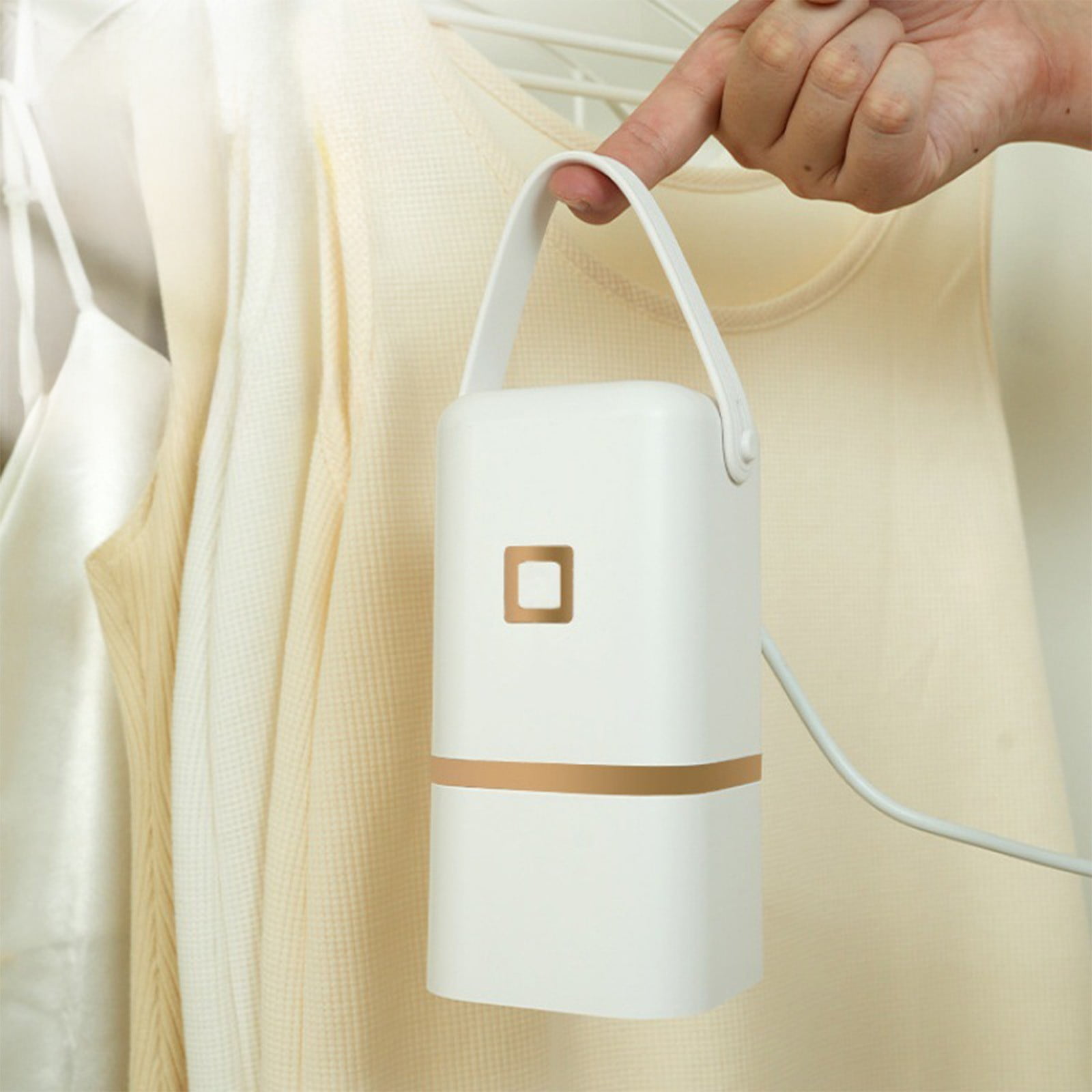 Usmixi Portable Dryer Small Home Dryer Foldable Clothes Travelling Dormitory Baby Quick Drying Clothes Dryer