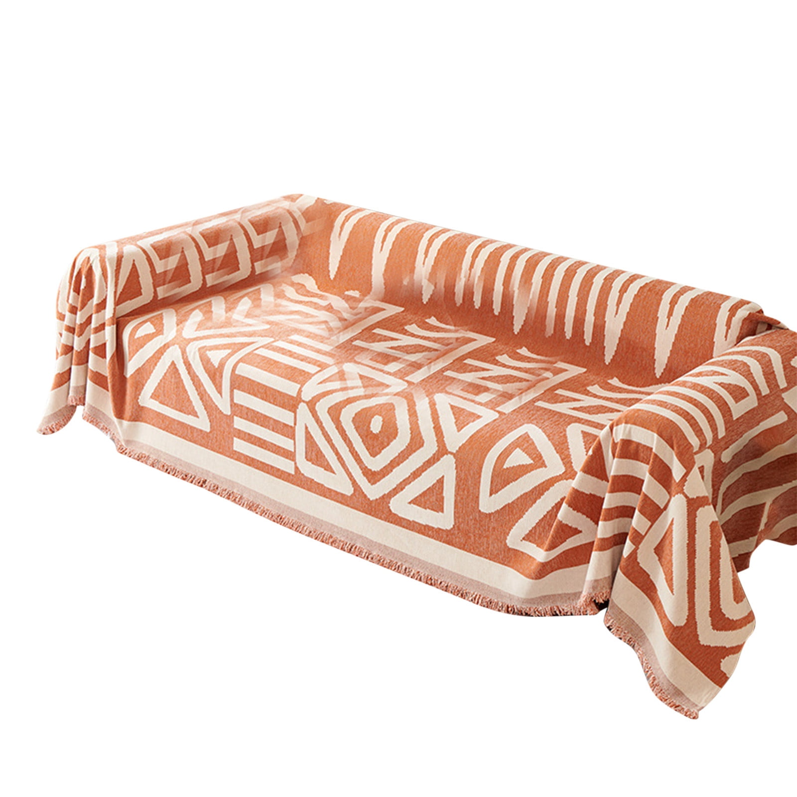 Usmixi Durable Boho Geometric Sofa Covers Dogs Couch Cover Reversible